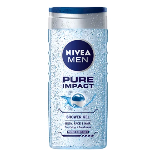 Душ гел Nivea Men Pure Impact 250мл. - Nivea