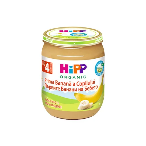 Пюре Био с банани Hipp 125гр.