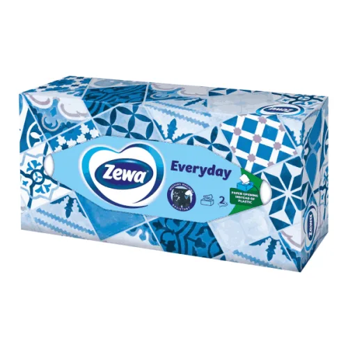 Кърпи за лице Zewa Everyday 100бр. в кутия - Zewa