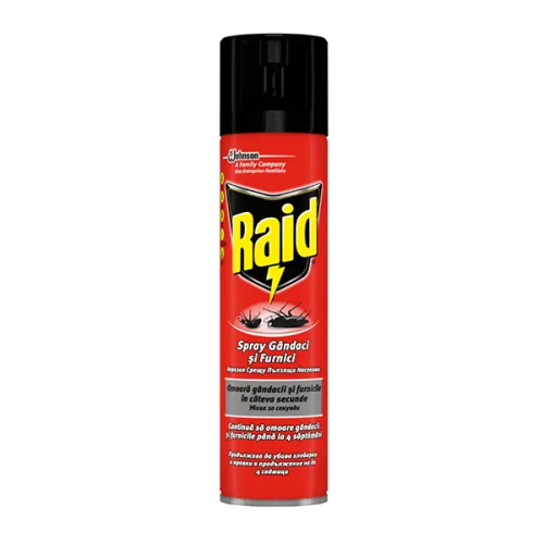 Аерозол срещу пълзящи насекоми Raid 400мл.