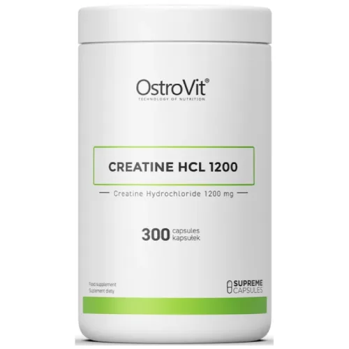 Creatine HCL 2400 / Creatine Hydrochloride / 300 капсули, 75 дози - OstroVit