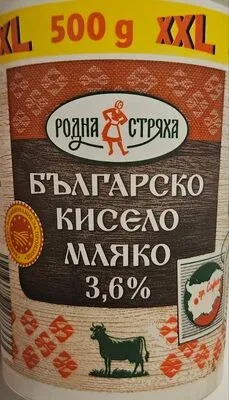 Българско кисело мляко 3.6% - Родна стряха