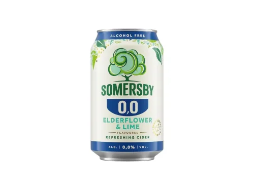 Сайдер Somersby Бъз и Лайм 0,0 330мл Кен