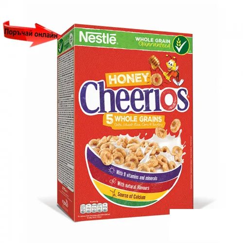 Зърнена закуска Cheerios 375гр. - Нестле