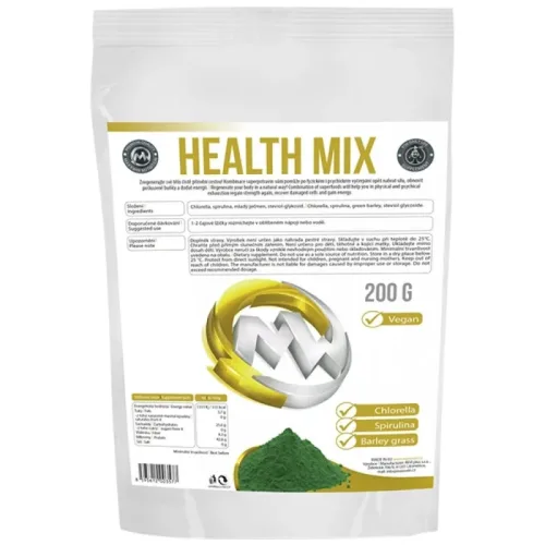 Health Mix Vegan | with Chlorella, Spirulina and Barley / 200 грама - MAXXWIN