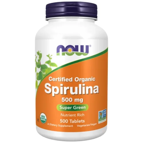 Spiruline Powder | Certified Organic (34 дози) / 113 грама - NOW Foods