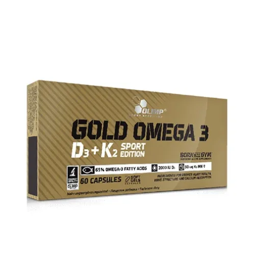 Gold Omega 3 D3 + K2 Sport Edition / 60 Caps - OLIMP