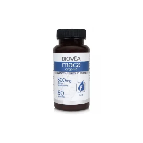MACA Organic 500mg, Разфасовка 60 caps - Biovea