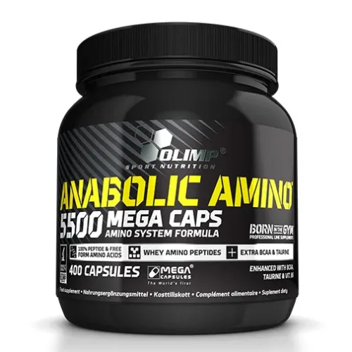 Anabolic Amino 5500 Mega Caps - 400 Caps. - OLIMP