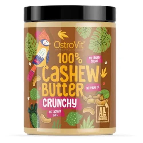 100% Cashew Butter Crunchy / 1000 грама - OstroVit