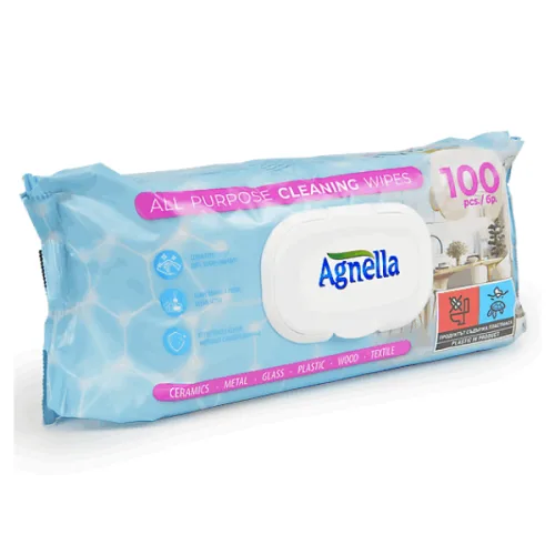 Мокри кърпи за почистване Agnella 100бр.