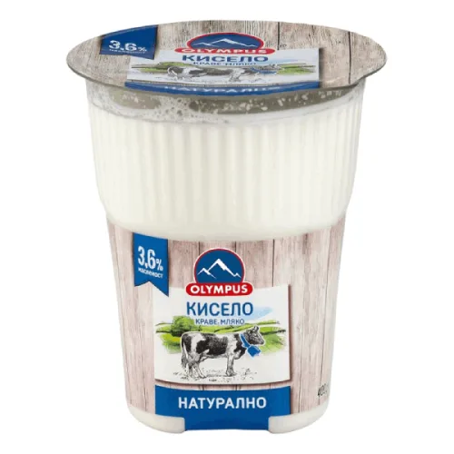 Кисело мляко Olympus БДС 3.6% 400гр.