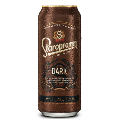 Бира Staropramen dark can 500мл. - Старопрамен