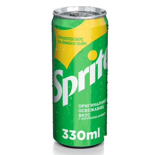 Газирана напитка Sprite 330мл. кен - Sprite