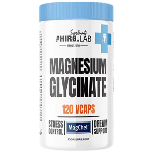 Magnesium Glycinate | MagChel® Bisglycinate + Vitamin B6 (60 дози) / 120 капсули - Hero.Lab