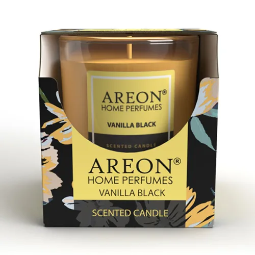 Ароматна свещ в чаша Vanilla Black Areon - Areon