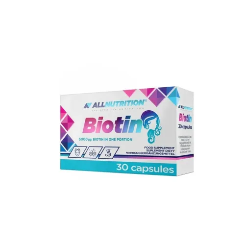 Biotin - Витамин B, Разфасовка 30 caps - Allnutrition