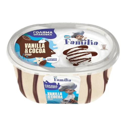 Сладолед Familia ванилия с какаов сироп Nestle 461гр. - Familia (сладолед)