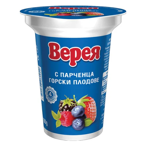 Плодово мляко с горски плодове Верея 290гр. - Верея