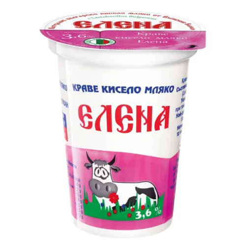Кисело краве мляко Елена 3,6% 400гр. - Елена