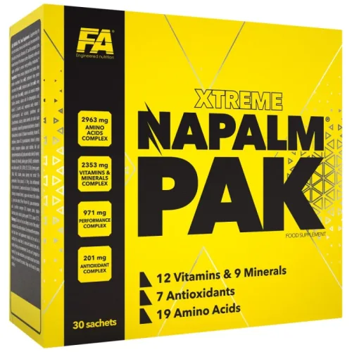 Xtreme Napalm Pak | Complete Vitamins, Minerals and Antioxidant Formula (30 дози) / 30 Пакета - FA Nutrition