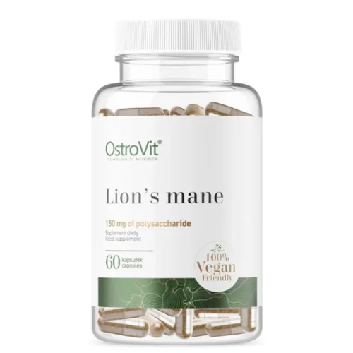 Lion's Mane 500 mg / Vege / 60 капсули, 60 дози - OstroVit