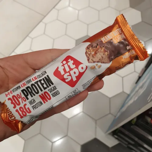 Протеинов бар с фъстъчено масло и карамел / Peanut Butter & Caramel Bar - FitSpo