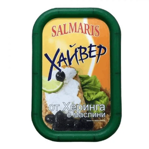 Хайвер от Херинга с маслини Salmaris 150р.