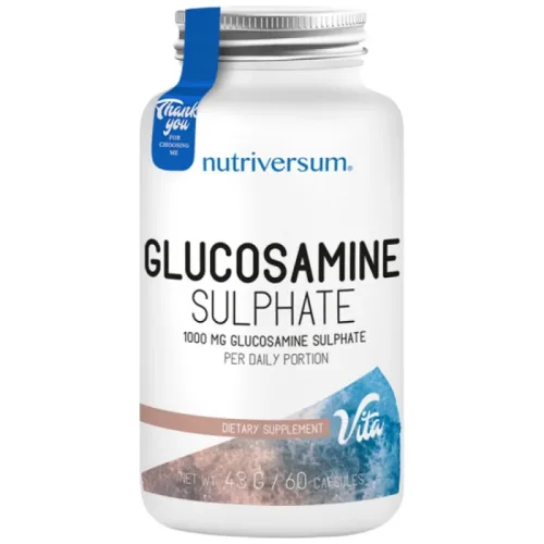 Glucosamine Sulphate 500 mg / 60 капсули, 60 дози - Nutriversum
