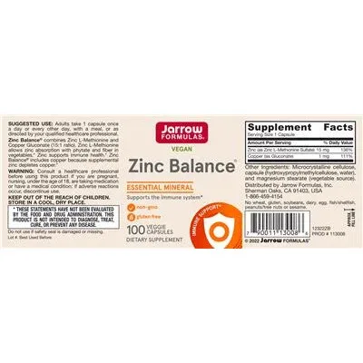 Zinc Balance - Jarrow Formulas