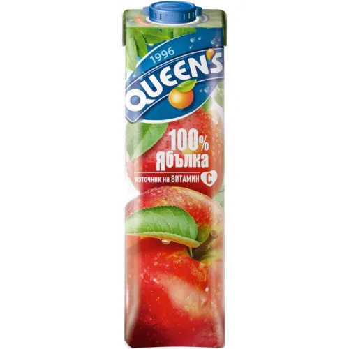Сок от Ябълка 100% "Queen's" 1л. - Queen's