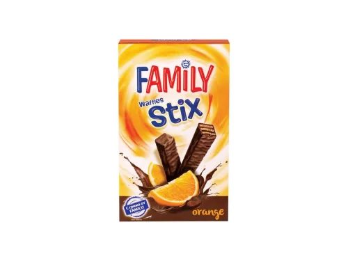 Вафли Фамилия Stix Портокал 155гр Кутия