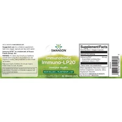 Immunobiotic Immuno-LP20 - Swanson