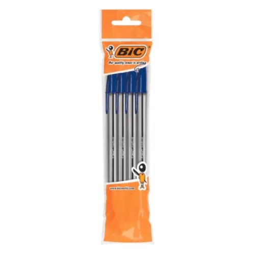 Химикалки Bic Cristal син 4бр. - Bic