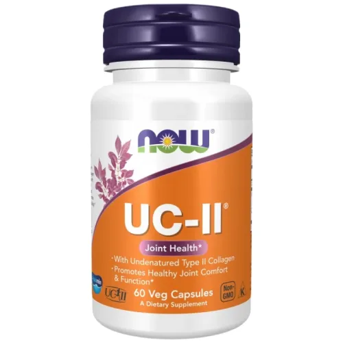 UC II / Type 2 Collagen 40 mg (60 дози) / 60 капсули - NOW Foods