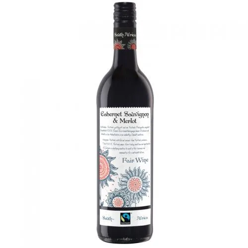 Вино Fair Wine Каберне и мерло Южна Африка 750мл.