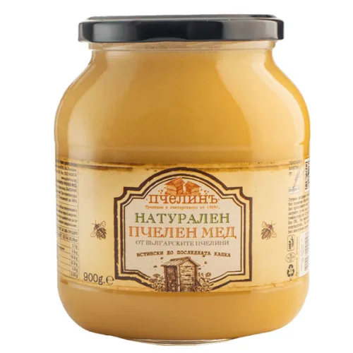 Мед Натурален Пчелинъ 900гр.