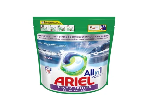 Капсули За Пране Ariel Arctic Color 70бр