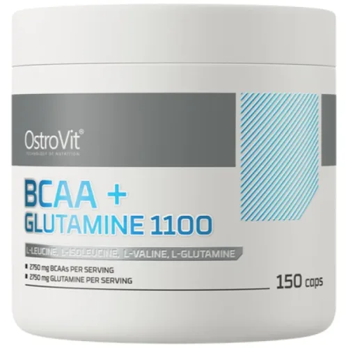 BCAA + Glutamine 5500 mg / 150 капсули, 30 дози - OstroVit