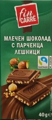 Млечен шоколад с парченца лешници - Fin Carré