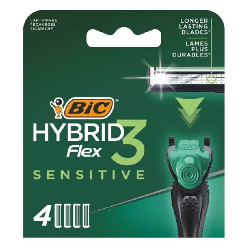 Ножчета за бръснене 4бр. Bic Hybrid Flex 3 sensitive - Bic