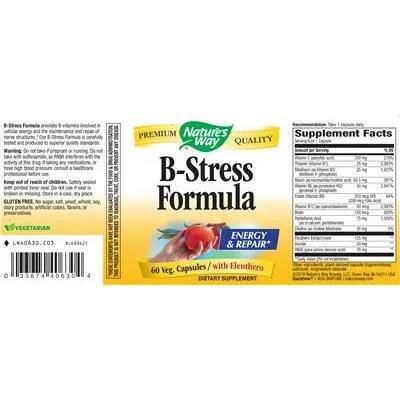 Формула B-Stress с елеутерокок - Nature's Way