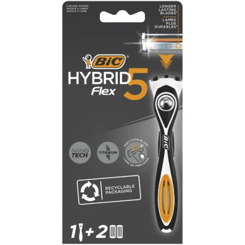 Ножчета за бръснене 4бр. Bic Hybrid Flex 5 - Bic