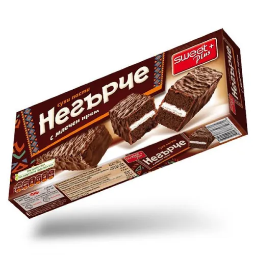 Суха паста Негърче Млечен крем Sweet+ 160гр.