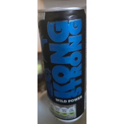 Енергийна напитка Kong Strong Wild Power без захар / Kong Strong Wild Power Sugar Free Energy Drink - Lidl