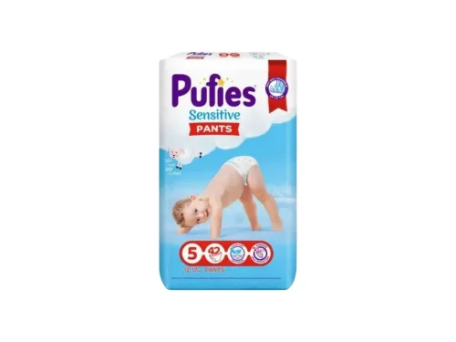 Пелени Бебешки Pufies Sensitive Pants Junior 42бр