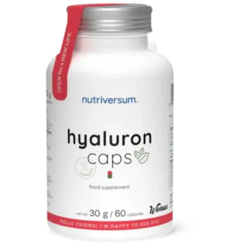 Hyaluron Caps | Hyaluronic Acid 335 mg / 60 капсули, 60 дози - Nutriversum