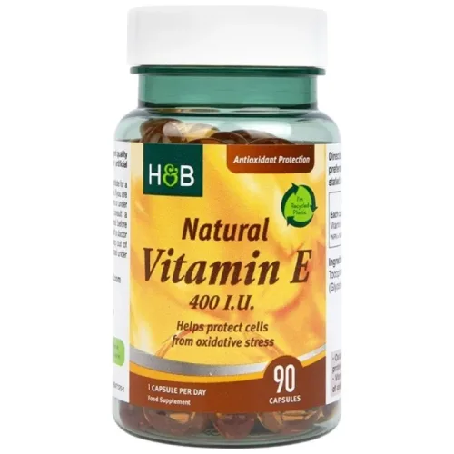 Natural Vitamin E 400 IU / 90 капсули, 90 дози - Holland And Barrett