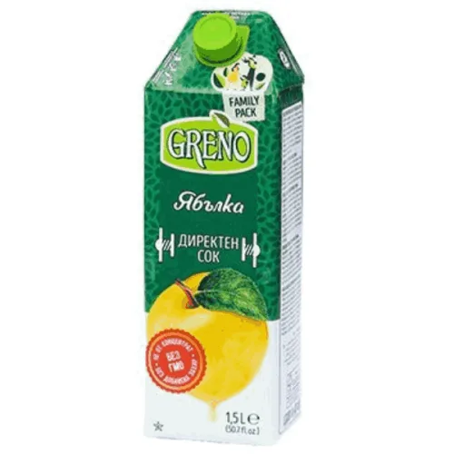 Сок ябълка Greno 1,5л.