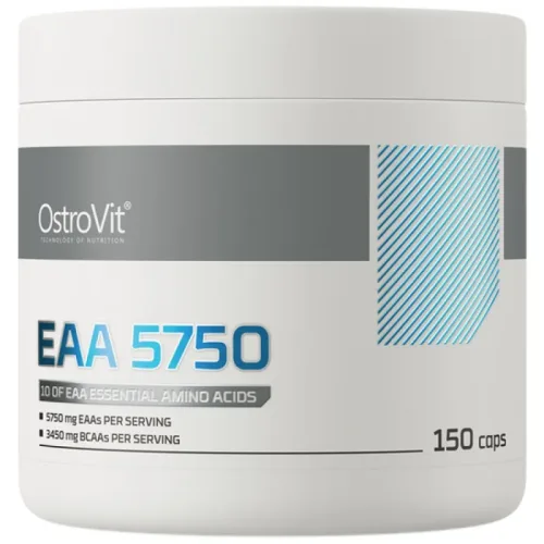 EAA 5750 / Essential Amino Acids / 150 капсули, 30 дози - OstroVit